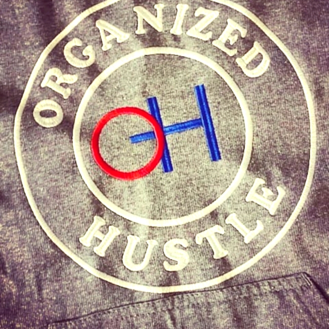 Organized Hustle Custom Embroidered Hoodie